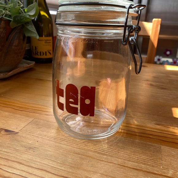 Vintage Kitchen Vintage Glass Tea Container Poshmark